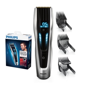 Aparat de tuns PHILIPS HC9450/15, Baterie Li-ion, 0.5-42 mm, 400 trepte, Lame din titan, Negru/Argintiu, Resigilat, Grad A - Img 3