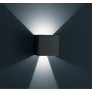 Aplica SIRI 44, metal, neagra, 15 x 15 x 15 cm, 12w