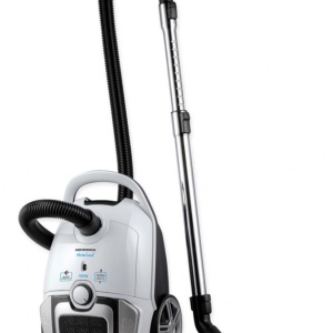 Aspirator Heinner HVC-M700WH Putere 700W, Filtru HEPA 12, Perie ECO, Sac textil 3L, Tub din metal, Viteza variabila, Alb