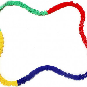 Banda elastica X-cosrack, latex, multicolor, 3,6 m - Img 1