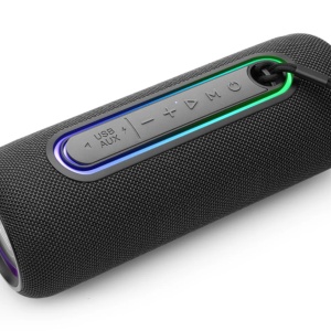 Boxa portabila GoGEN CLUBEE BS 370B, 24 W, 3.7V/3000 mAh, Bluetooth, TWS, USB, intrare AUX, IPX 5, negru - Img 1