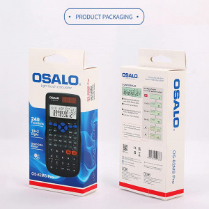 Calculator stiintific cu 240 functii OSALO, negru, plastic, 165 x 84 mm - Img 4