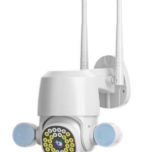 Camera de Supraveghere Video 5MP 2560x1920, Aplicatie Dedicata, Intelligent Tracking, PTZ, WIFI, Lan, AP hotspot, Micro SD, Rotire, Alarma miscare, Interior si Exterior, Dual Flash