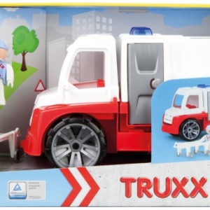 Camion Ambulanta Lena Truxx cu figurina si accesorii - Img 1