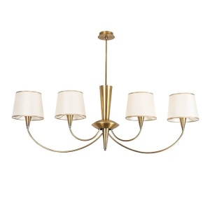 Candelabru Glam Antic Re-Bloom, Corp Metalic, 118 x 20 cm, inaltime: 83 cm | 4 x E27 Max 40W, Resigilat, Grad A - Img 2