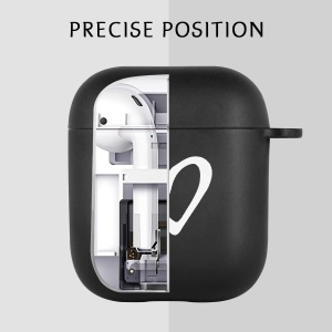 Carcasa de protectie pentru Airpods 1&2 Newseego, TPU/metal, negru/alb/argintiu