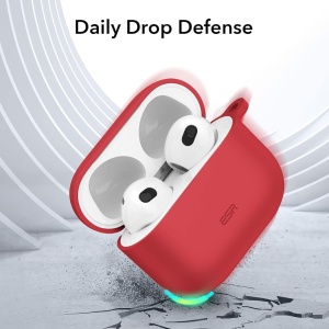 Carcasa de protectie pentru AirPods 3 2021 Esr, silicon, rosu