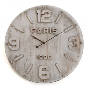 Ceas de perete Corbridge XXL, gri, 60 x 60 x 4,5 cm - Img 1