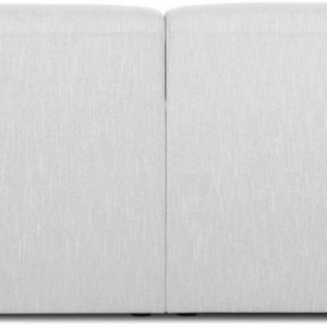 Coltar Melva, tesatura, gri deschis, 240 x 72 x 144 cm - Img 3