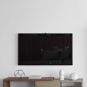 Comodă TV Lieke cu ușă glisantă, 110 x 32 x 35cm