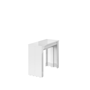 Consola/masa dining extensibila alb Helena - Img 4