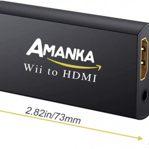 Convertor video HDMI Wii la HDMI Amanka, negru, 1080p - Img 2
