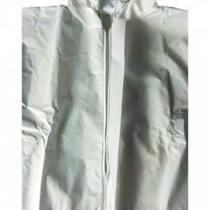 Costum de protectie de unica folosinta Gima, textil, alb, marimea M - Img 4