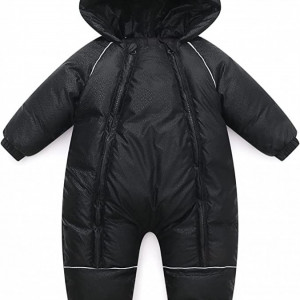 Costum de zapada pentru copii Lobmouse, negru, textil, 18-24 luni - Img 1