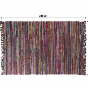 Covor Danca, bumbac, multicolor inchis, 160 x 230 cm - Img 8
