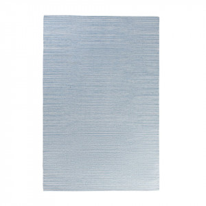 Covor Derince, bumbac, albastru deschis, 140 x 200 cm - Img 4