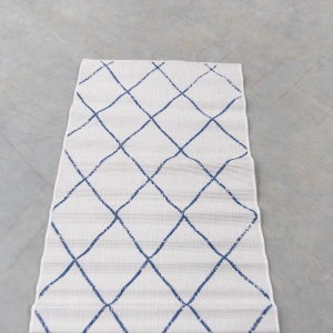 Covor Gala Lm, textil, alb/albastru, 120 x 170 cm - Img 2