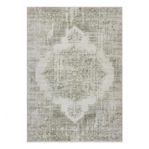 Covor Garonne, textil, gri/verde, 200 x 290 cm