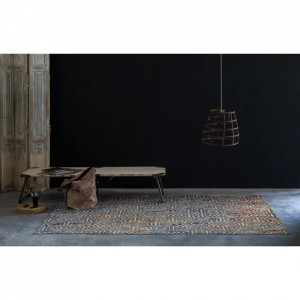 Covor Llescas, textil, gri/maro, 120 x 170 cm - Img 2