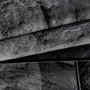 Covor Vikki, polipropilena, negru, 80 x 150 cm - Img 2