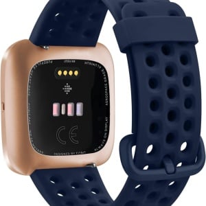 Curea pentru Fitbit Versa 2/Versa Lite Vancle, silicon, albastru marin