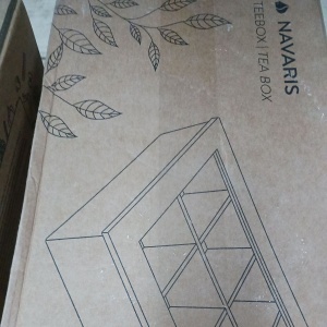 Cutie ceai 10 compartimente Navaris, 36 x 20 x 9 cm, Resigilat, Grad A - Img 3