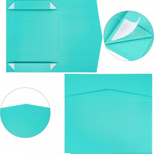 Cutie cu capac si inchidere magnetica pentru cadou Holijolly, carton, menta inchis,48 X 30 X 10 cm - Img 3