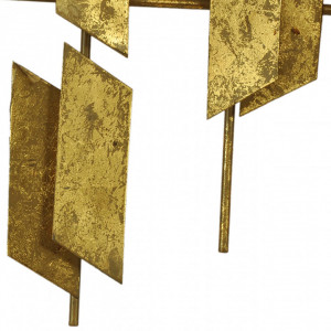 Decoratiune de perete metalica Tara, auriu - Img 7