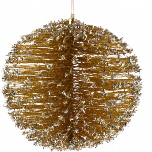 Decoratiune Karll Glob auriu, 15 cm
