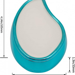 Dispozitiv de epilare prin frecare MED-HAND, cristal/ABS, albastru, 55 x 105 x 33 mm