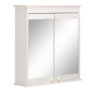 Dulap cu oglinda Sophia Home Affaire, lemn/sticla, alb, 63,5 x 20 x 70 cm