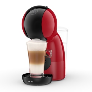 Espressor cu capsule KRUPS NESCAFÉ® Dolce Gusto® Piccolo XS KP1A3510, 15 bari presiune, 1600 W, capacitate rezervor 0.8 L, functie Eco, negru & rosu, Resigilat, Grad A
