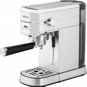 Espressor manual ECG ESP 20501, 1450 W,1.25 L, 20 bar, capsule Nespresso, PAD-uri, dispozitiv spumare, otel inoxidabil - Img 3