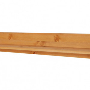 Etajera Mette lemn masiv, maro, 90 x 15 x 15 cm