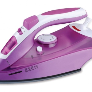 Fier de calcat Heinner Dyna ID-2900-PP, 2400W, Talpa ceramica, Termostat, Mov