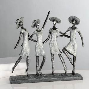 Figurina Renfroe, plastic, antracit, 34 x 34 x 37 cm - Img 2
