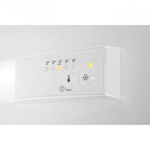 Frigider cu congelator Zanussi ZTAN14FS1, LowFrost, afisaj LED, alb, 144 x 54 cm, 218 l, 35 db