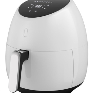 Friteuza cu aer cald Heinner HAF-B2000WH, Putere 2000W, Capacitate cos: 5L, Afisaj digital, Timer max. 60 min, Alb