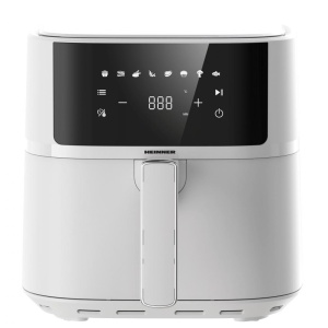 Friteuza cu aer cald Heinner WhiteElinn HAF-B6WH17SQ, 1700W, Capacitate cos 5.7L, Display digital, Alb - Img 2