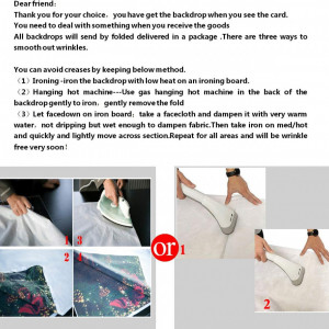 Fundal pentru video-conferinta LYWYGG, vinil, alb/verde, 240 x 180 cm - Img 2