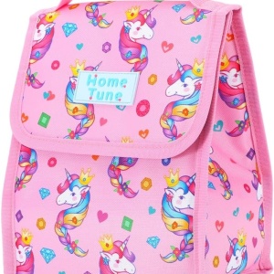 Geanta de pranz pentru copii Home Tune, model unicorn, poliester, multicolor, 21,5 x 14 x 26 cm