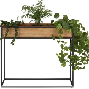 Ghiveci cu flori artificiale, peisagistice, 90/25/76 cm