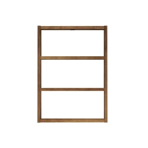 Hanah Home raft de perete 43.2x9x60 cm, PAL 18mm melaminat, nuc - Verificat A · Re-Bloom - Img 3
