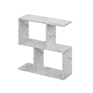 Homemania masuta de cafea 60x20x60 cm, PAL 18mm melaminat, capacitate 20 kg, alb si gri - Verificat A · Re-Bloom