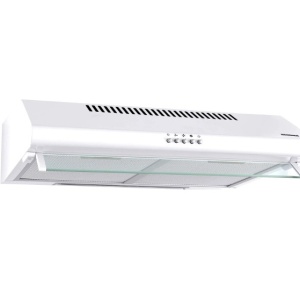 Hota traditionala Heinner CH-400, Putere de absorbtie 326.4 mc/h, 2 Motoare, 3 Trepte putere, Iluminare LED, Filtru lavabiil, 60 cm, Alb