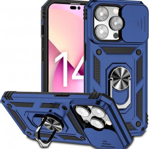 Husa de protectie ATISIJIE iPhone 14 Max, TPU, albastru, 6.7