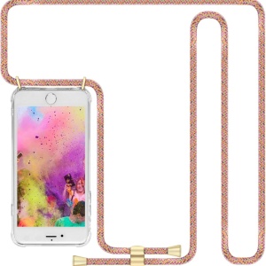 Husa de protectie cu snur pentruiPhone 6 Plus/6S Plus Imikoko, silicon/polipropilena, multicolor, 5,5 inchi