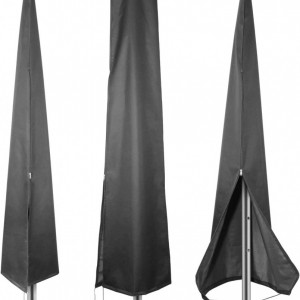 Husa de protectie parasolar Zizwe, negru, tesatura oxford, 190 x 26 x 56 cm - Img 7