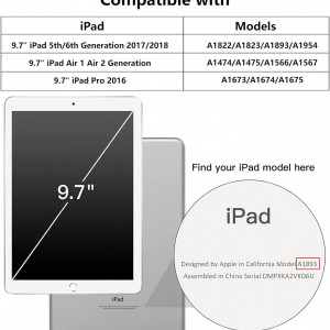 Husa de protectie pentru iPad Air 2/Air 1 FSCOVER, piele PU, rose gold, 9,7 inchi - Img 5