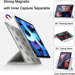 Husa de protectie pentru iPad Pro 11 Caz 2021/2020/2018 Tasnme, TPU, gri - Img 8